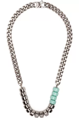 1017 ALYX 9SM Bead-embellished curb chain necklace