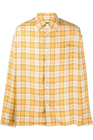 UNDERCOVER Patch-pocket check flannel shirt