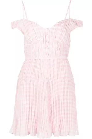 Self-Portrait Off-shoulder empire-line dress