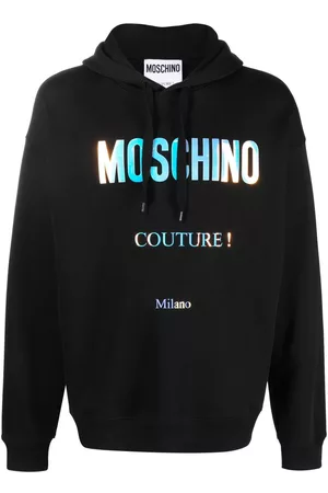 Moschino Logo-print cotton hoodie