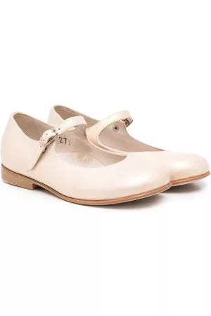 PèPè Buckle-fastening leather shoes