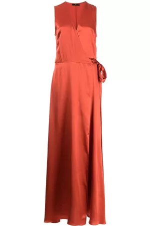 Voz Silk maxi wrap dress