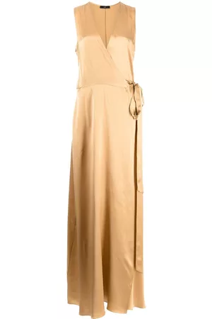 Voz Silk maxi wrap dress