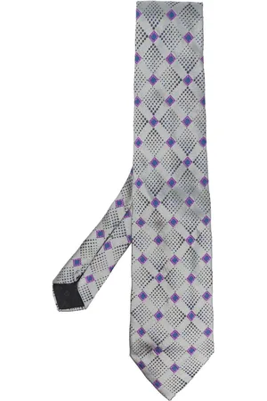 Fendi Men Accessories - 1990s geometric pattern necktie