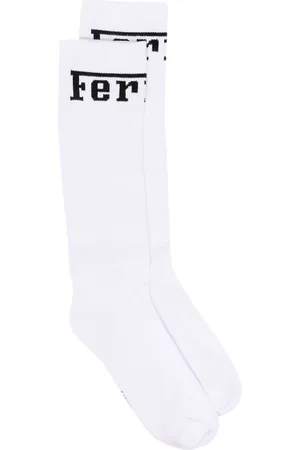FERRARI Logo-knit socks
