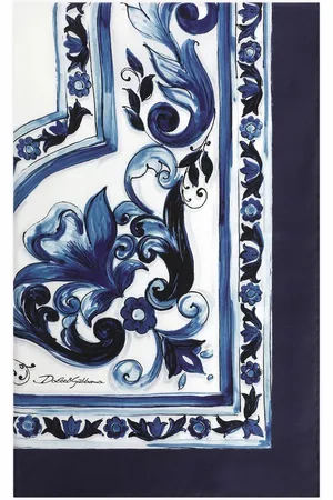 Dolce & Gabbana Majolica-print twill scarf