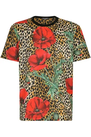 Dolce & Gabbana Floral leopard-print T-shirt