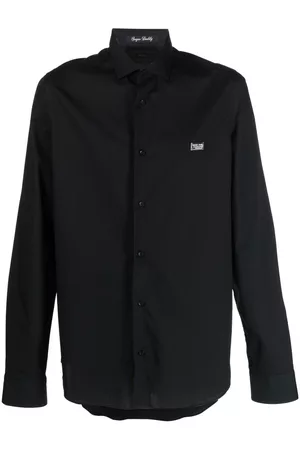 Philipp Plein Logo-plaque detail shirt