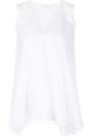 Xacus Sleeveless assymetric top