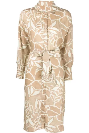 Xacus Graphic-print asymmetric dress