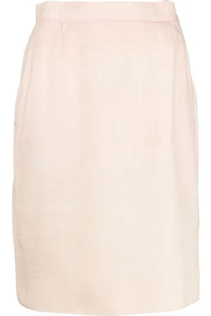 Saint Laurent 1980s high-waisted straight skirt