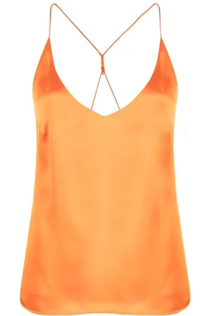 BLANCA Spaghetti-strap satin camisole