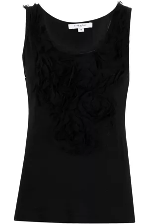 Givenchy 2000s ruffled-detail tank top