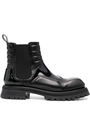 Balmain Panelled quilted boots