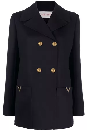 VALENTINO GARAVANI VGOLD double-breasted peacoat