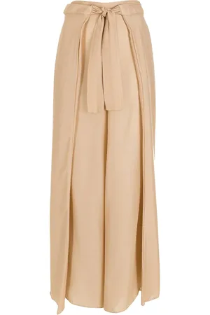 AMIR SLAMA Box-pleat palazzo pants