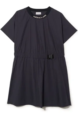 Moncler Belted poplin T-shirt dress
