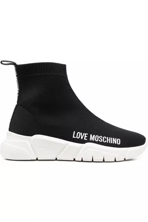 Moschino Logo-print slip-on sneakers