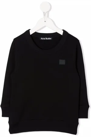 Acne Studios Logo-patch crew neck sweatshirt
