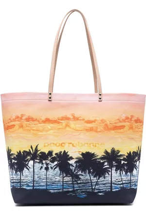 Paco rabanne Logo graphic print tote