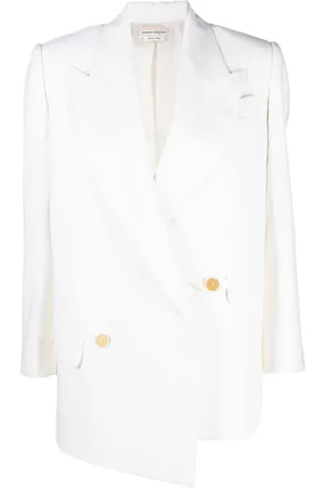 Alexander McQueen Asymmetric double-breasted blazer