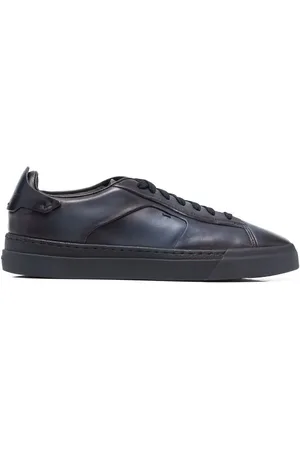 santoni Low-top leather sneakers