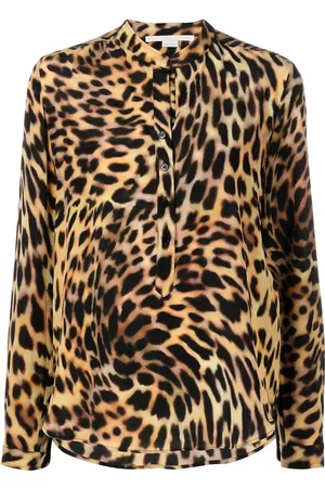 Stella McCartney Cheetah print silk shirt