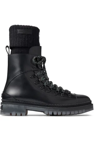 Jimmy Choo Devin leather combat boots