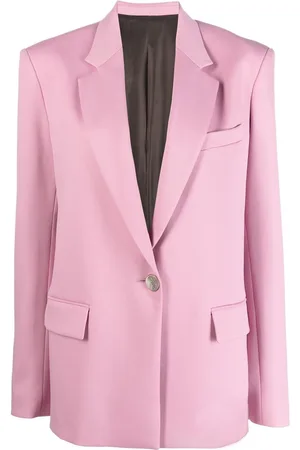 The Attico Bianca single-breasted blazer