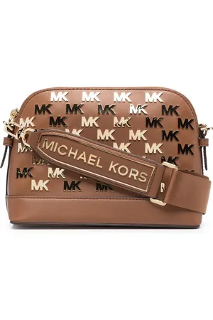 MICHAEL Michael Kors Small Kendall Crystal-embellished Leather