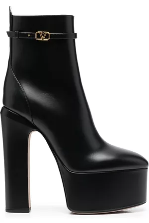 VALENTINO GARAVANI Tan-Go leather platform boots