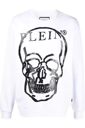 Philipp Plein Skull-print long-sleeve sweatshirt