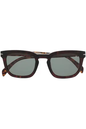 DB EYEWEAR BY DAVID BECKHAM Tortoiseshell-effect tinted sunglasses