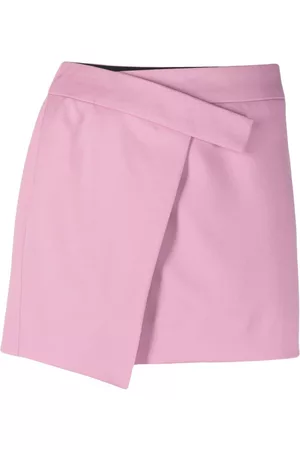 The Attico Cloe wrap miniskirt