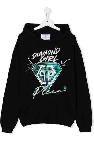 Philipp Plein Diamond logo-print hoodie