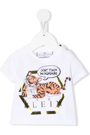 Philipp Plein Tiger-print logo T-shirt