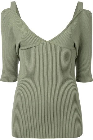 Muller Of Yoshiokubo V-neck ribbed top
