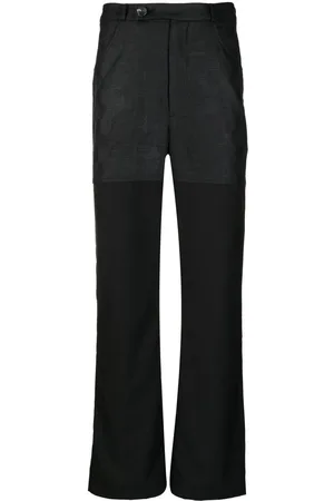Onefifteen X ANOWHEREMAN check-pattern trousers