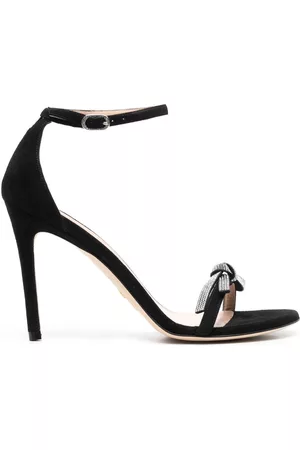 Stuart Weitzman Crystal-bow stiletto hells