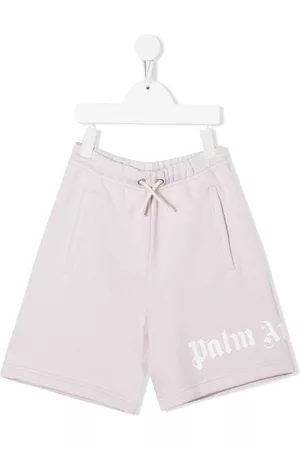 Palm Angels Logo-print track shorts