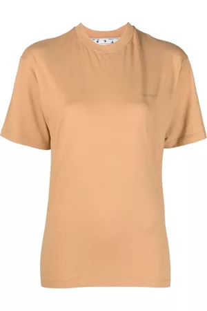 OFF-WHITE Diag-print cotton T-shirt