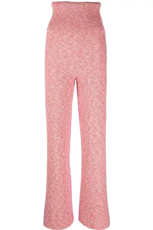 OFF-WHITE Diag-stripe knit trousers