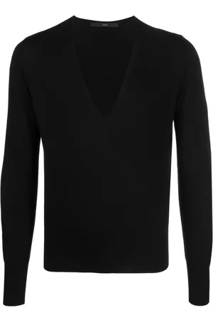 SAPIO V-neck long-sleeve jumper