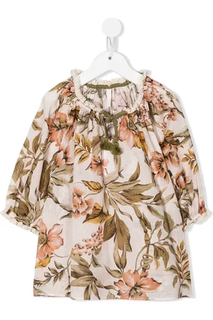 ZIMMERMANN Anneke stripe-print smock top