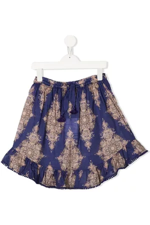 ZIMMERMANN Anneke patterned flounce skirt
