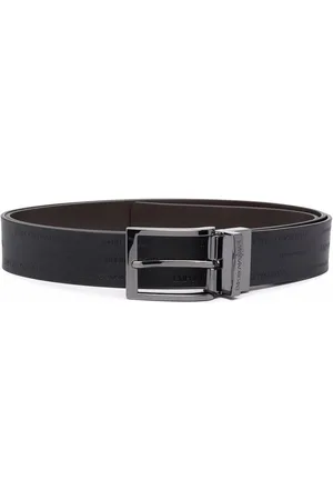 Emporio Armani All-over embossed logo belt