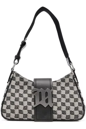 MISBHV Women Shoulder Bags - Monogram jacquard shoulder bag