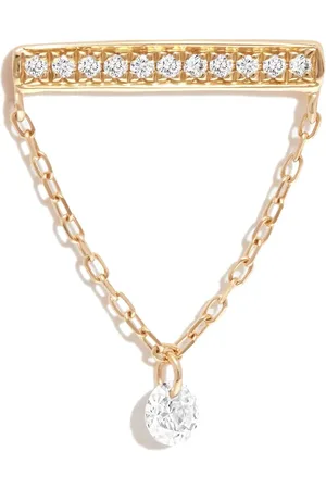 PERSÉE 18kt yellow diamond drop earring