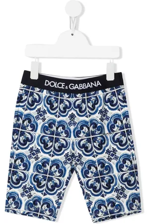 Dolce & Gabbana Majolica-print cycling shorts