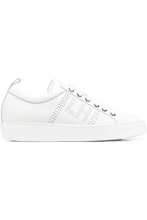 Les Hommes Perforated detail sneakers
